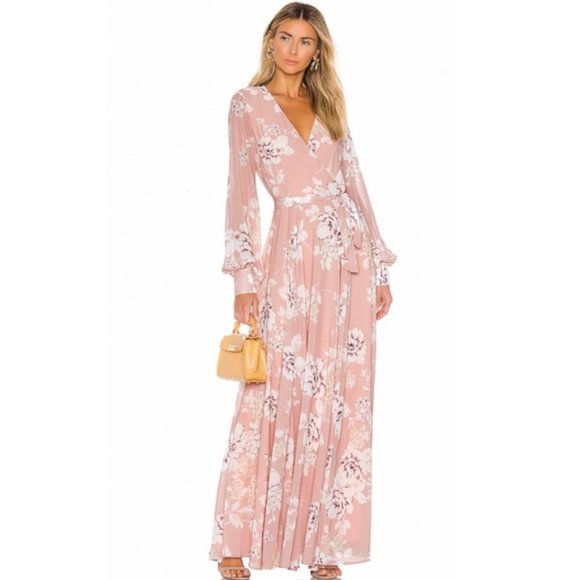 Yumi Kim Dresses & Skirts - Yumi Kim Pink Floral Giselle Maxi Dress | M